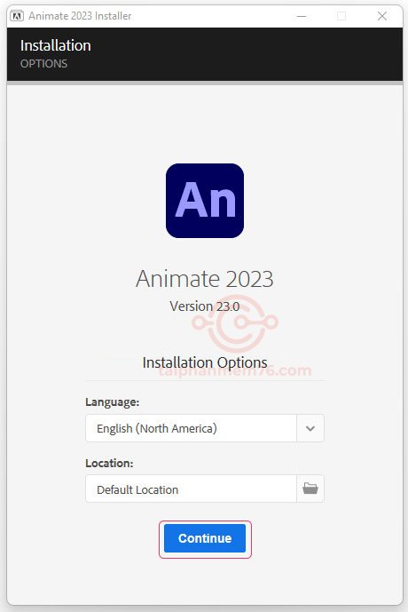 Install Adobe Animate 2023