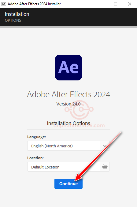 Setup Adobe After Effects CC 2024
